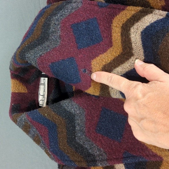 Vintage Rafaella Southwest coatigan M - Picture 12 of 15